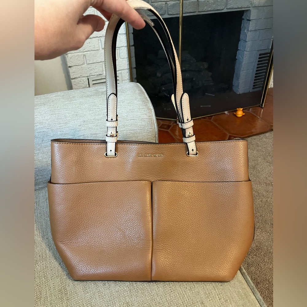 Michael kors jet set Bedford pebble leather tote